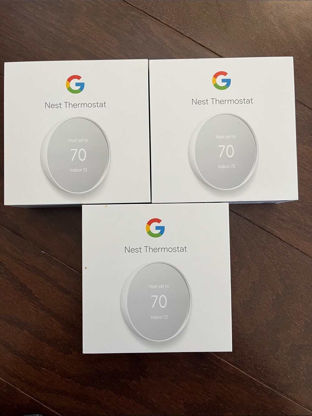 google Nest Thermostats - White (3-Pack)